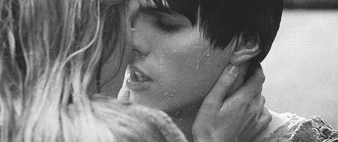 Passionate Kiss In Rain GIF
