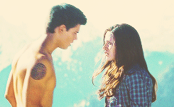 Passionate Lovers Lock Gaze GIF