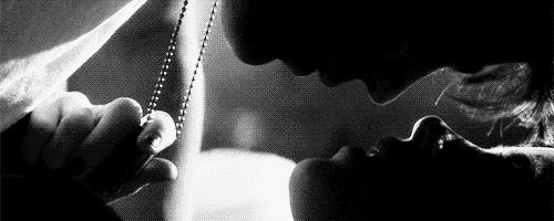 Passionate Neck Kiss Anticipation GIF