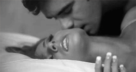 Passionate Neck Kiss GIF