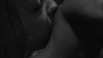 Passionate Neck Kiss GIF