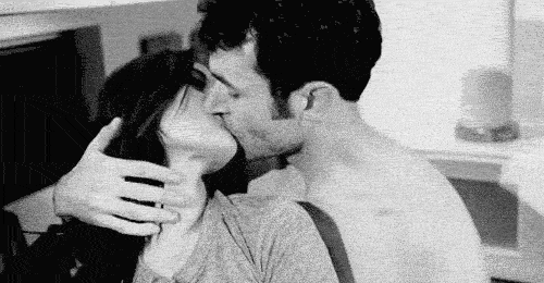 Passionate Couple Kissing GIF