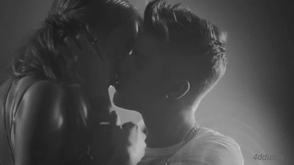 Passionate Couple Kissing Intimately GIF