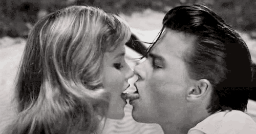Passionate Sensual Kiss Couple GIF