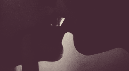Passionate Silhouette Kiss GIF