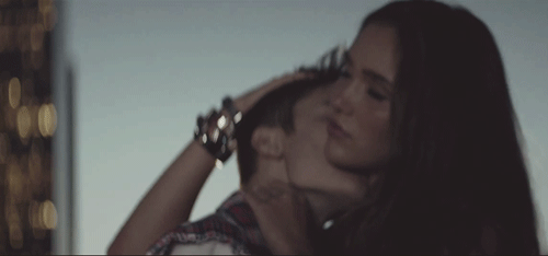 Passionate Sunset Kiss Couple GIF