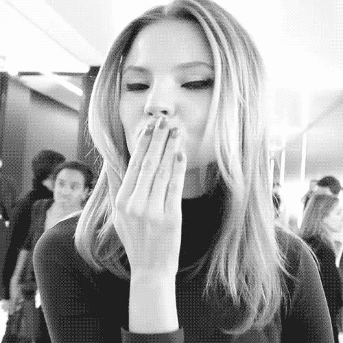 Playful Blown Kiss Affection GIF