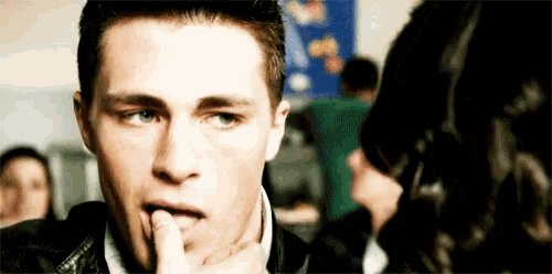 Playful Finger Bite Flirty GIF
