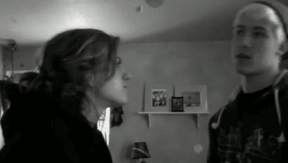 Playful Flirtatious Couple Intimate Gaze GIF