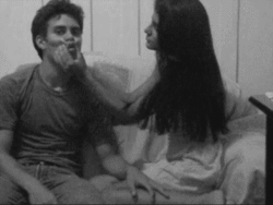 Playful Flirty Face Holding GIF