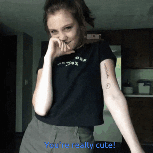 Playful Flirty Lip Bite GIF