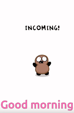 Playful Good Morning Incoming GIF