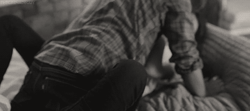 Playful Couple Intimate Kiss GIF