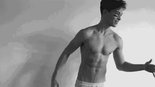 Playful Man Dancing Sensual GIF