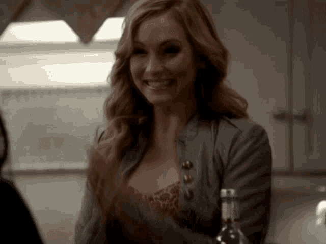 Playful Woman Clapping Hands GIF