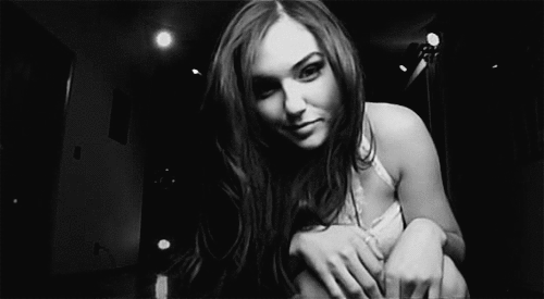Playful Woman Flirty Gaze GIF