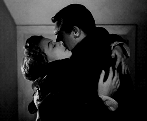 Romantic Almost Kiss GIF