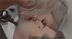 Romantic Almost Kiss GIF
