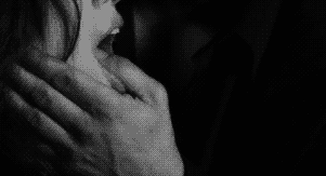Romantic Black And White Caress GIF