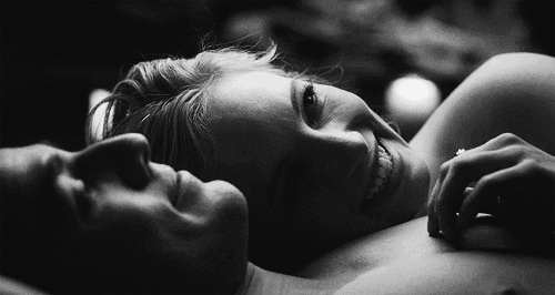 Romantic Couple Cuddling GIF