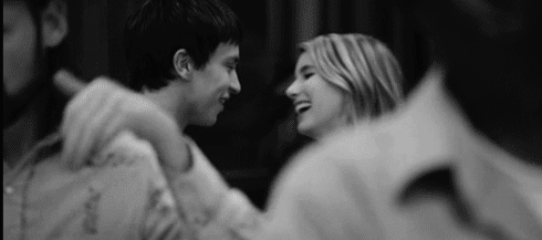 Romantic Couple Smiling GIF