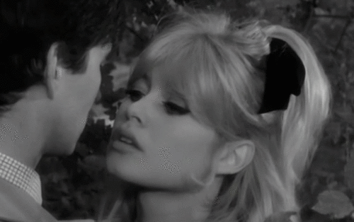 Romantic Flirty Forehead Kiss GIF