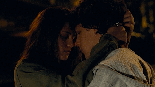 Romantic Forehead Kiss And Hand Hold GIF