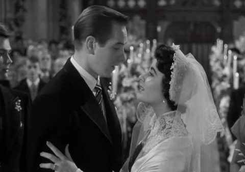 Romantic Forehead Kiss GIF