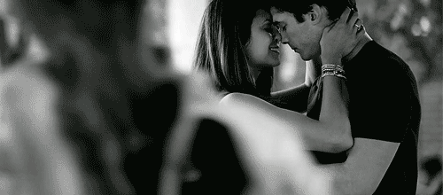 Romantic Forehead Touch Couple GIF
