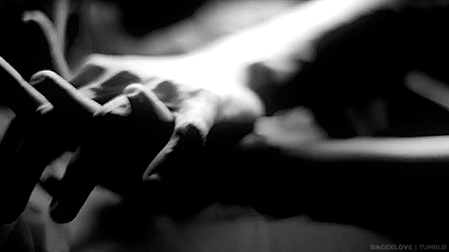 Romantic Hand Caressing Intertwined Fingers GIF