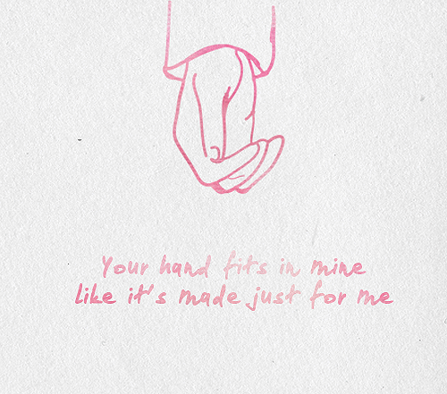 Romantic Hand Holding Quote GIF
