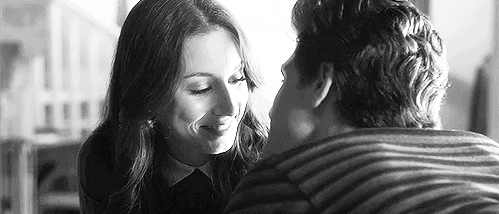 Romantic Eye Gazing Couple GIF