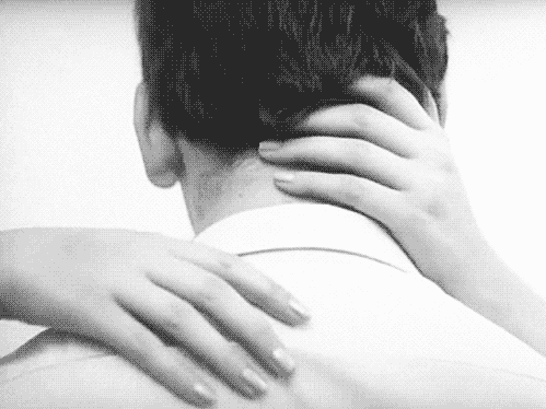Romantic Neck Caress GIF