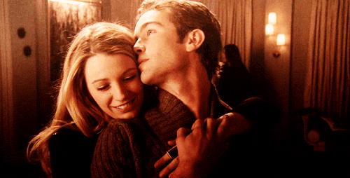 Romantic Neck Nuzzle Kiss GIF