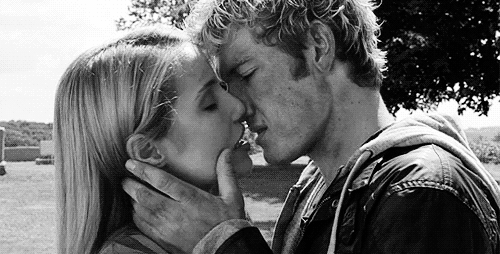 Romantic Outdoor Couple Kiss GIF