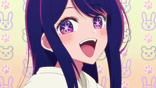 Anime Romantic Sparkly Eyes GIF