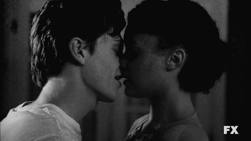 Romantic Couple Tender Kiss GIF