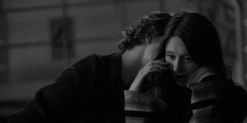Whispering Sweetly Romantic Kiss GIF