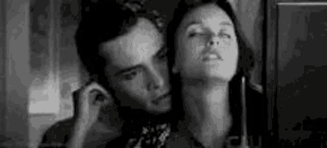 Seductive Neck Kiss GIF