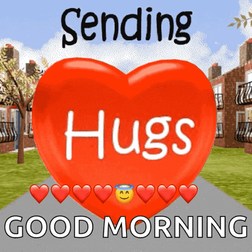 Sending Hugs Good Morning GIF