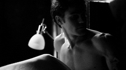Sensual Black And White Neck Kiss GIF
