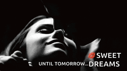 Sweet Dreams Romantic Kiss GIF