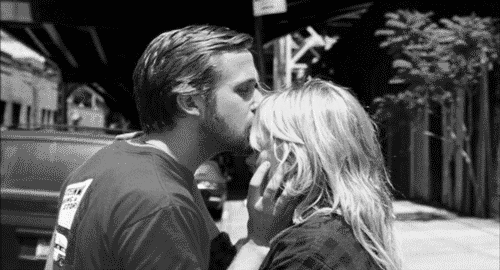 Forehead Kiss Couple Intimacy GIF