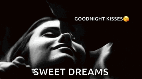 Goodnight Kisses Sweet Dreams GIF