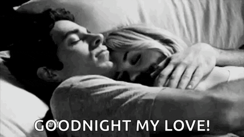 Goodnight Kiss and Cuddle GIF
