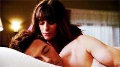 Woman Leans Over Sleeping Man GIF