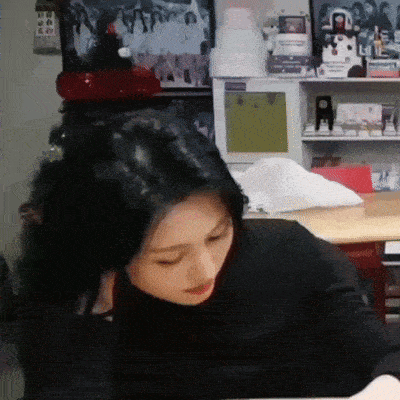 Woman Writing Romantic Note GIF